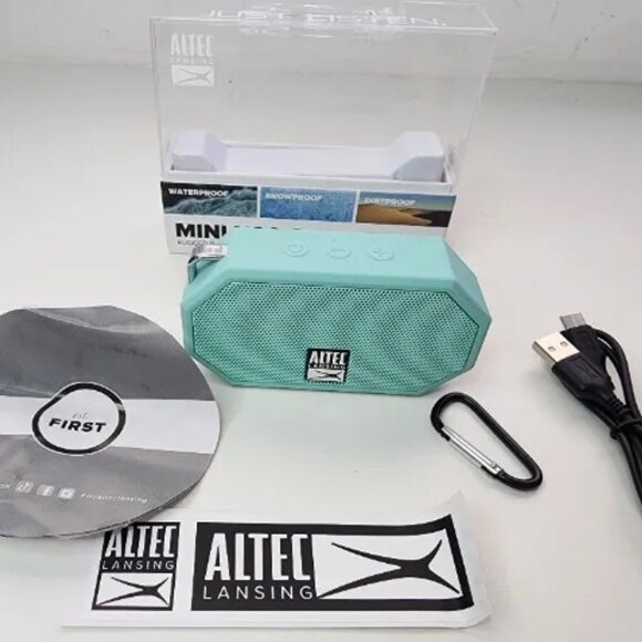 Altec Lansing Mini H20 3 Rugged Portable Waterproof Bluetooth Speaker Mint IP67 - Picture 16 of 16